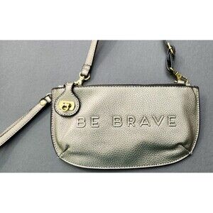 Demdaco Wristlet Crossbody Wallet Small Purse Be Brave Wristlet